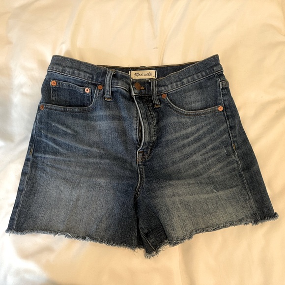 Madewell High-Rise Denim Shorts 27 - Picture 1 of 4